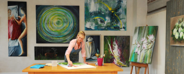 Kreativ mit Farbe - Freizeitgestaltung